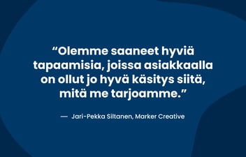 Marker Creativen kokemuksia Myyntiakatemiasta